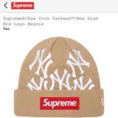 Supreme New Era Box Logo Beanie