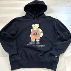 希少XL✨美品 INTERBREED POLO メンズ ベア パーカー ブラック