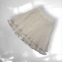 TO BE CHIC ティアードプリーツスカートフリル付き サイズ40 S456