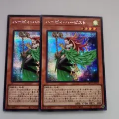 遊戯王 ハーピィ・ハーピスト シークレットレア 2枚セット