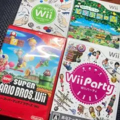 【動作確認済】Wiiソフトまとめ売り4本セット b