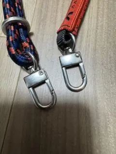 topologie スマホショルダーストラップ ネイビーオレンジ