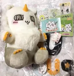 ★2025年GET★ちいかわ あのこBIGぬいぐるみ ステッカーセット★