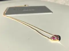 スタージュエリー ネックレス K18 ハート ピンクゴールド