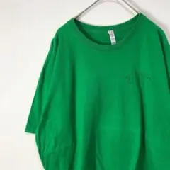 USA古着 緑 グリーン 豚 オーバーサイズ Tシャツ