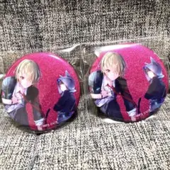 ヘブバン　茅森月歌&朝倉可憐　トレーディング缶バッジ　2個