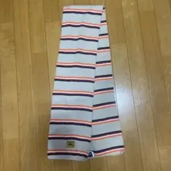 USA製 90s 00s old stussy マフラー ベージュボーダー
