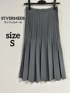 美品❣️ ST.VERMEER サンフェルメール　プリーツスカート　グレー　S
