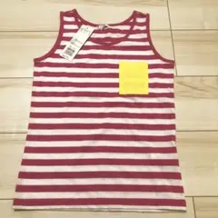 a.v.v ピンクボーダータンクトップ 150 タグ付き未使用品