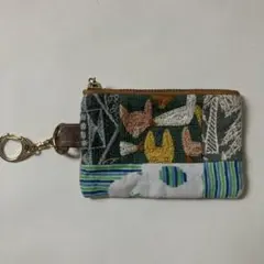 ミナペルホネン　ミニポーチ　ハンドメイド