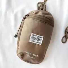 極美品・希少 ポーター×ハイク ナイロン ポーチ ショルダー サンドストーン