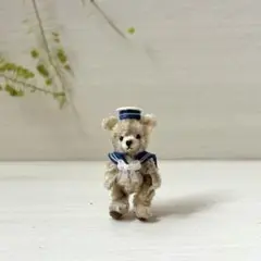 セーラーベア*水兵さん*ミニチュアテディベア*モールベア*モールアート*
