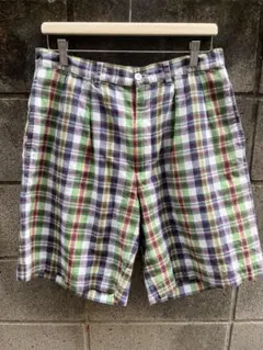 Polo Ralph Lauren ハーフワイドパンツ マドラスチェック