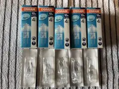 5個セットOSRAM ハロゲンランプ10W 12V G4 64415S
