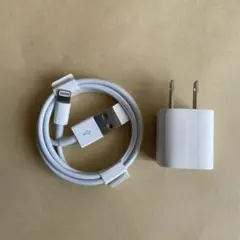 即日発送 新品 Apple純正Lightning USBケーブル＋電源アダプタ