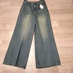 【CLEL】ヴィンテージデザイン フレアデニムパンツ
