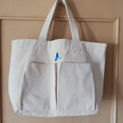 無印良品トートバッグ刺繍入り