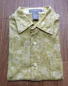 Varizioni Italiano 半袖 きみどり (麻)(M)。