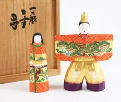 奈良一刀彫　立雛２号　青紫園 晃 作　その② 奈良一刀彫 立雛2号 青紫園 晃 作 その① - メルカリ
