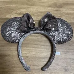 ディズニーカチューシャ　ミニー　スパンコール