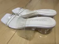 SESTO ホワイト サンダル Mサイズ