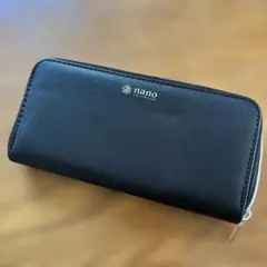 ナノユニバース ブラック 長財布