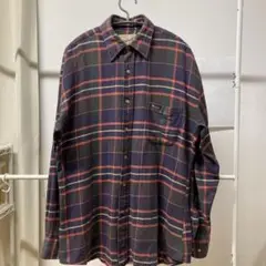 【90s】Woolrich チェック柄ネルシャツ Lサイズ