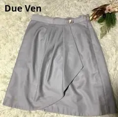 Due Ven グレー フレアスカート