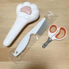 【新品✨】肉球ブラシ ペット用 爪切りセット 猫 クリーニング ペット用品