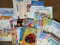 2024年度　年長　Z会　考えるちからワーク　ぺあぜっと　みらい思考力ワーク