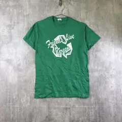 Friends Live Green リサイクルロゴTシャツ/グリーン