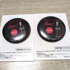 タイトーくじ　コカコーラ　F賞　缶バッチのみ 2個セット
