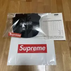 supreme holographic logo camp cap black