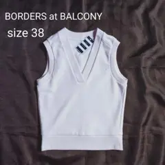 [タグ付未使用]BORDERS at BALCONY　2022　スウェットベスト