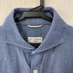G.Inglese【ジ・イングレーゼ】　シャツ 41　青　プルオーバシャツ G.Inglese（ジ・イングレーゼ） | Sharon（シャロン）