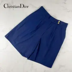 美品 クリスチャンディオール ゴルフパンツ ネイビー サイズL*NB586