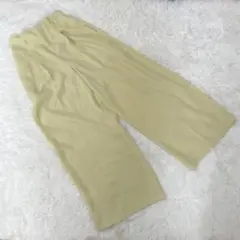 【ユナイテッド トウキョウ】ワイドパンツ ハイウエスト イエロー サイズ2