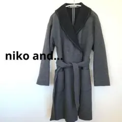 【niko and…】ガウン風コート