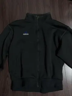 adidas ブラック トラックジャケット