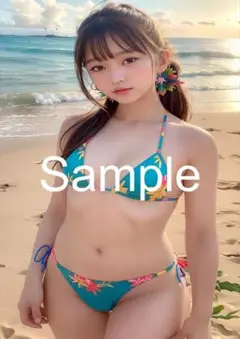 A4サイズアートポスター 1点もの 美女ポスター最高品質 D-E-４３