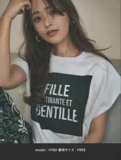 【近藤千尋さんコラボ】未使用タグ付きフレンチスリーブTシャツ