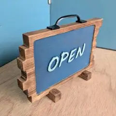 木製 OPEN CLOSED 看板　02