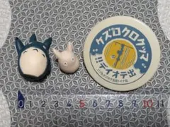 トトロ　フィギュア　マックロクロスケ　缶バッジ