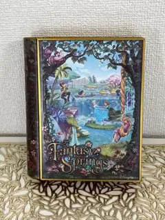 ディズニー　ファンタジースプリングス　ブック缶　ピーターパン　美品