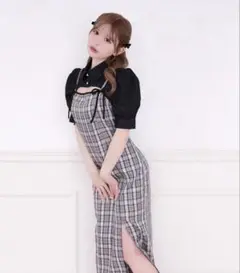 apres jour ダブルリボンキャミワンピース　ボレロセット