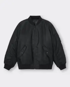 【美品】GU ヒートパテッド MA-1 フライトジャケット Lサイズ H&M
