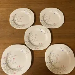 美濃焼 庫山窯の中皿5枚セット