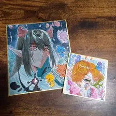 オリジナル手描きイラスト　②⑧セット