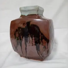 益子焼　佐久間藤太郎　乳白釉　草花絵　中皿　共箱 益子焼 佐久間藤太郎 乳白釉 草花絵 中皿 共箱 - メルカリ