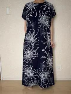 256.浴衣　リメイク　ワンピース　反物から